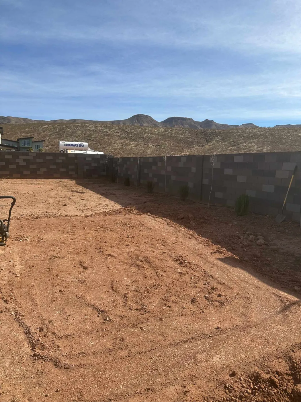 Completed landscape in St. George