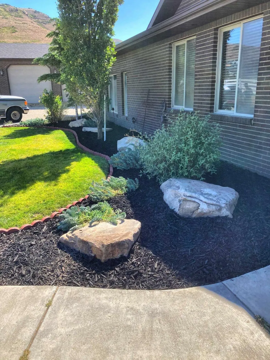 Landscape maintenance work